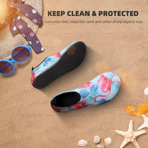 Water Shoes Women Men Quick-Dry Aqua Socks Beach Yoga Pool Camping Shoes - Picture 2 of 7